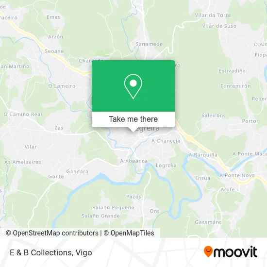 E & B Collections map