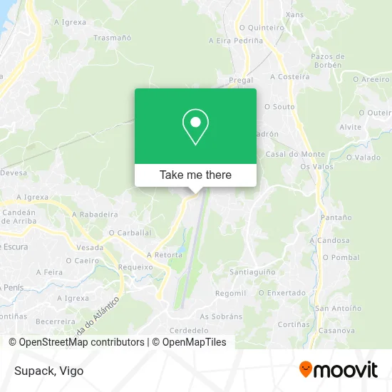 Supack map