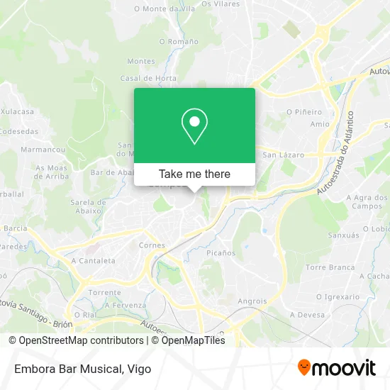 Embora Bar Musical map