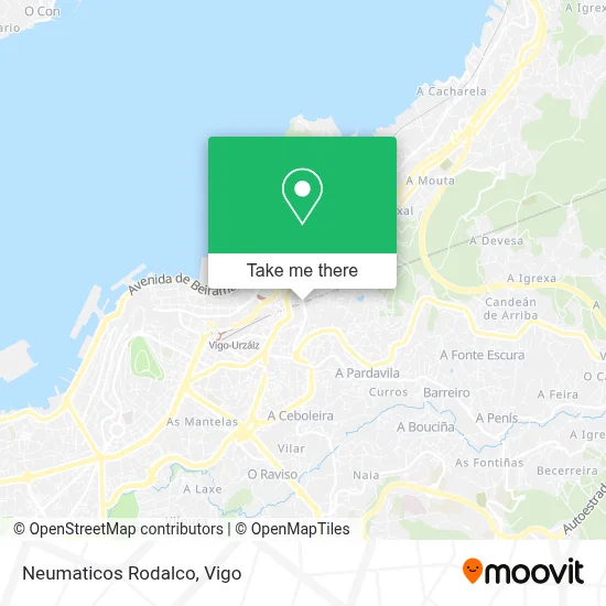 mapa Neumaticos Rodalco