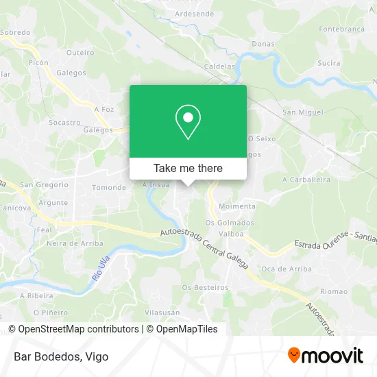 Bar Bodedos map