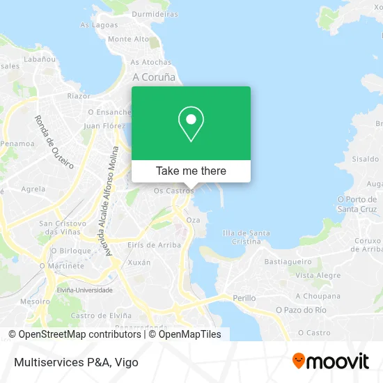 Multiservices P&A map