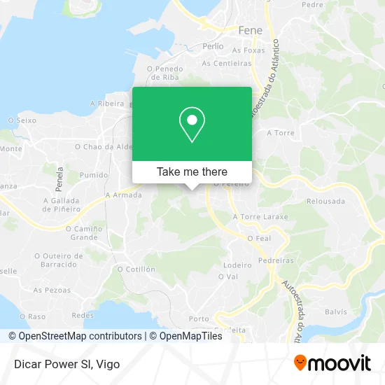 Dicar Power Sl map