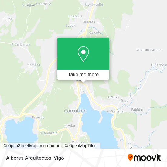 Albores Arquitectos map