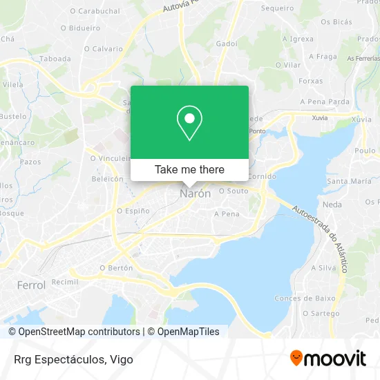 Rrg Espectáculos map