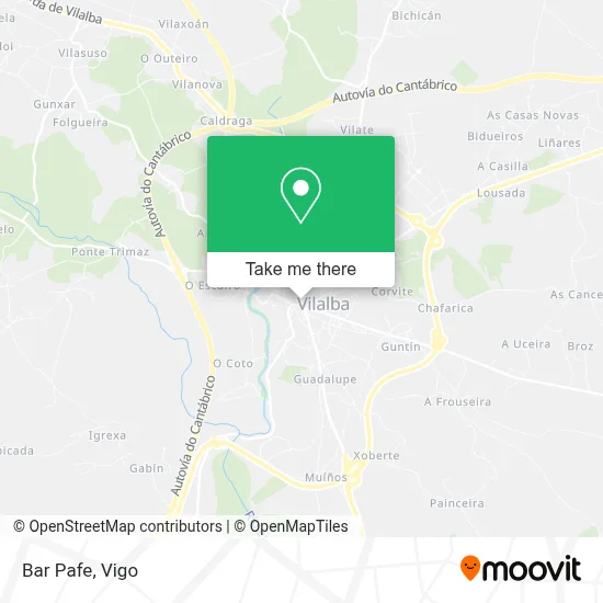 Bar Pafe map