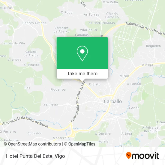 Hotel Punta Del Este map