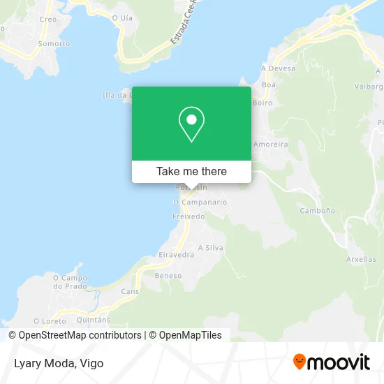 Lyary Moda map