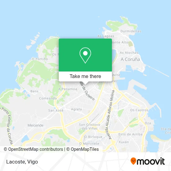 Lacoste map