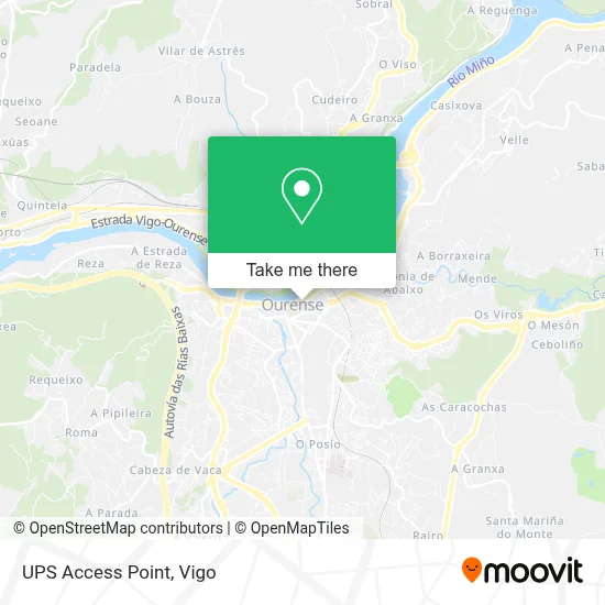 Ups Access Point map