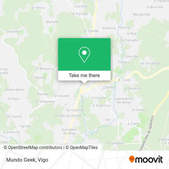 Mundo Geek map