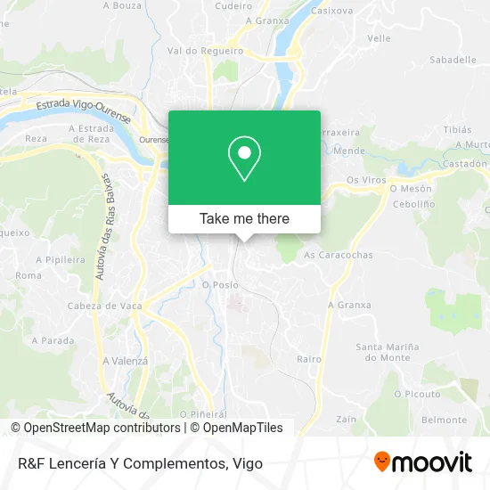 R&F Lencería Y Complementos map