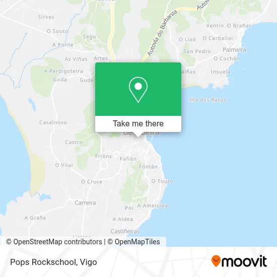 Pops Rockschool map