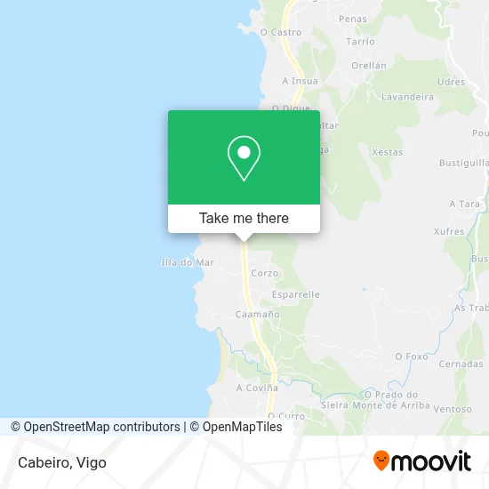 Cabeiro map