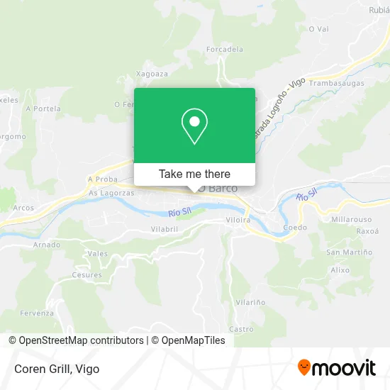 Coren Grill map
