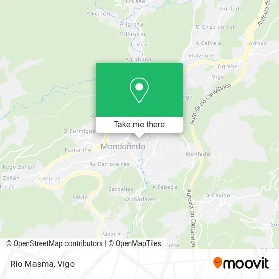 Río Masma map