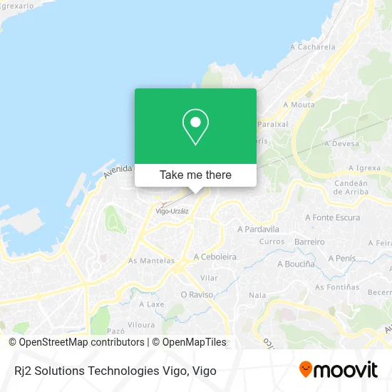Rj2 Solutions Technologies Vigo map