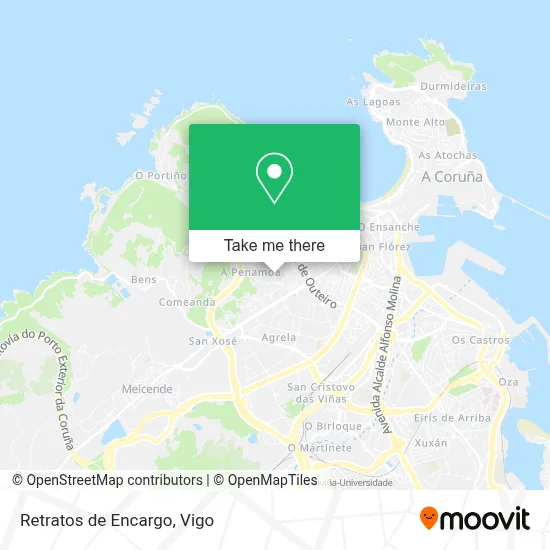 Retratos de Encargo map