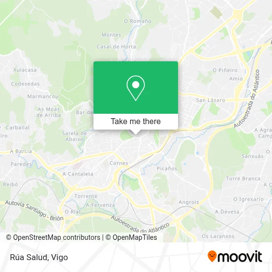 Rúa Salud map