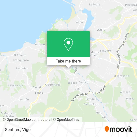 Sentires map