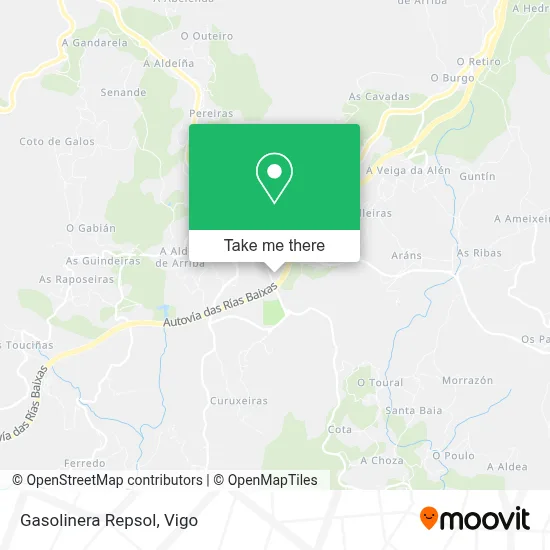 Gasolinera Repsol map