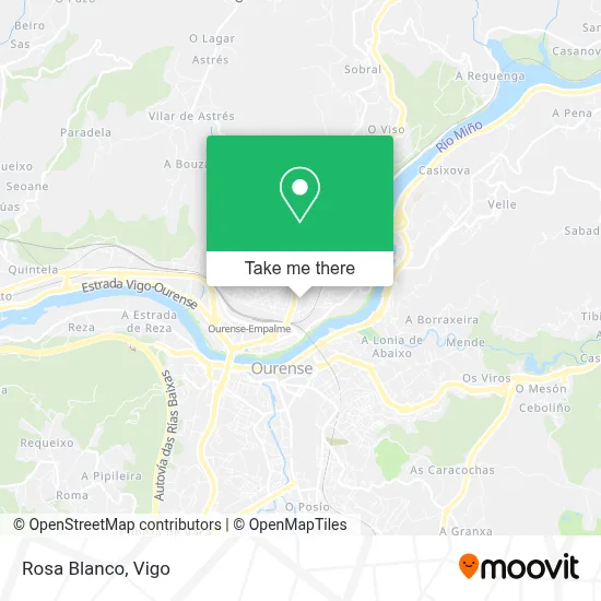 Rosa Blanco map