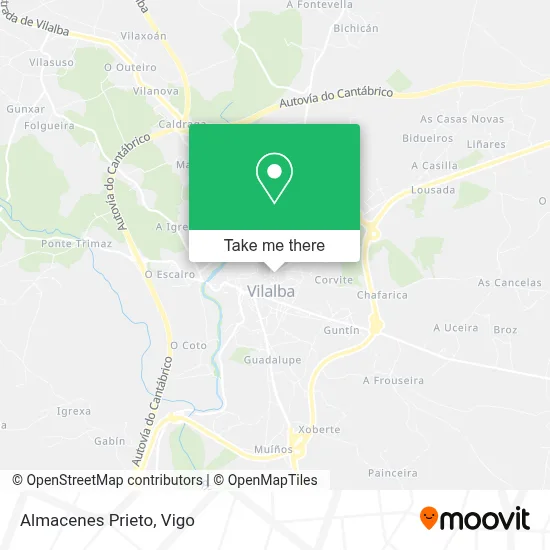 Almacenes Prieto map