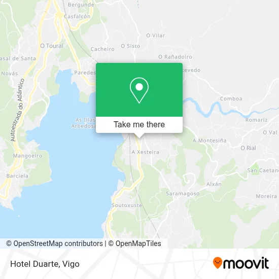 Hotel Duarte map