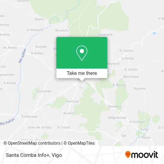 Santa Comba Info+ map