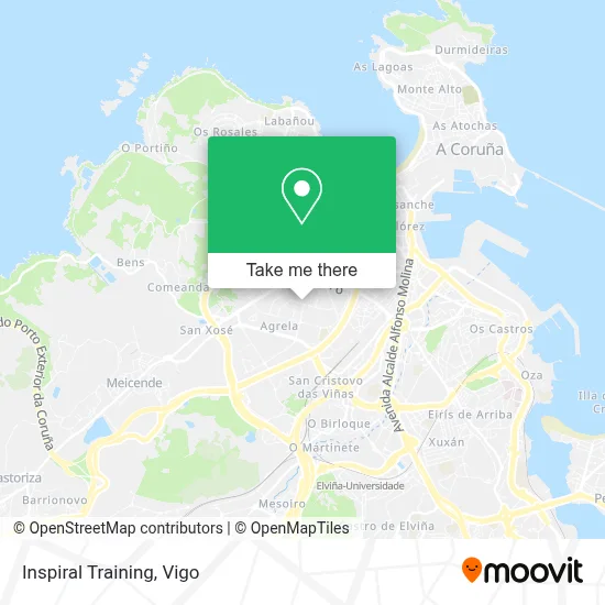 Inspiral Training map