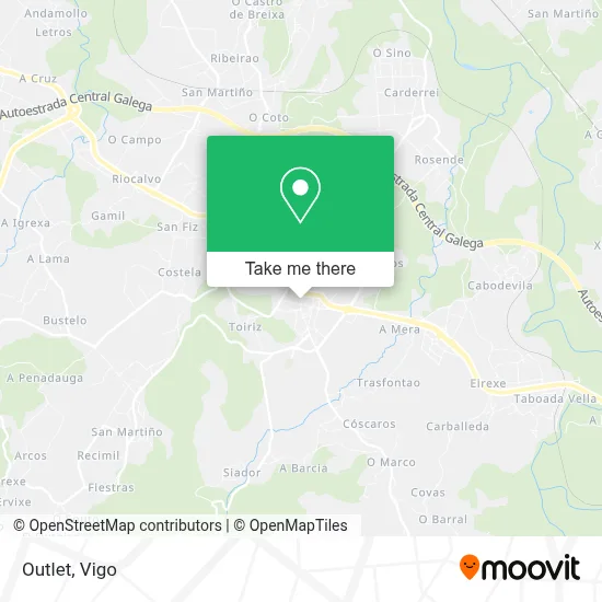 Outlet map