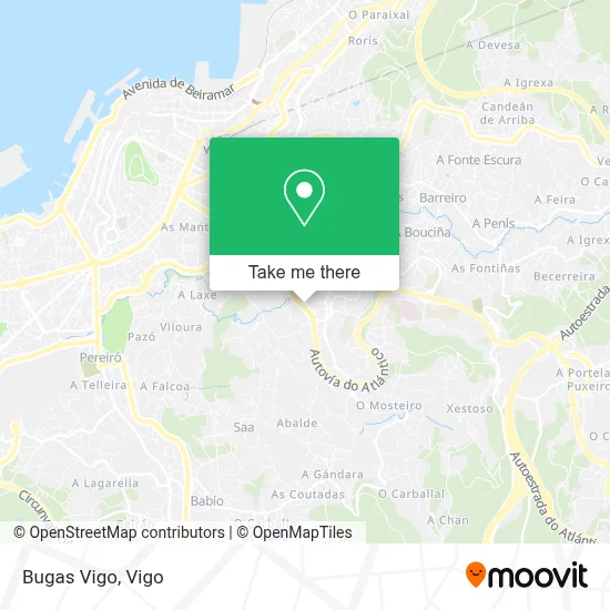 Bugas Vigo map
