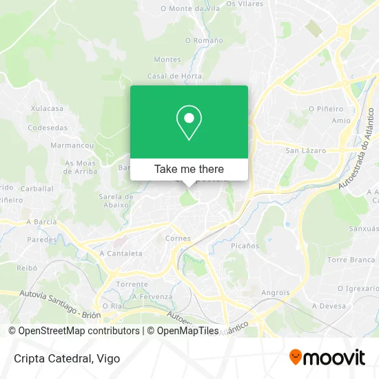 Cripta Catedral map