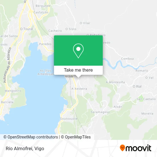 Río Almofrei map