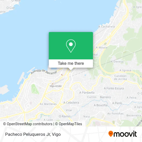 Pacheco Peluqueros Jr map