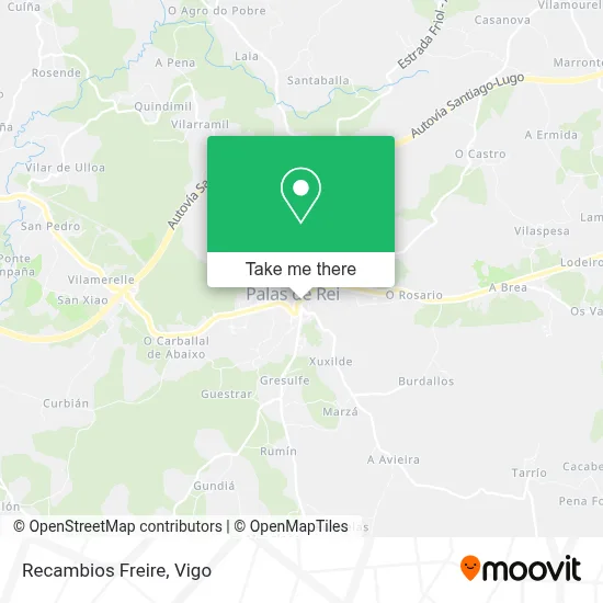 Recambios Freire map