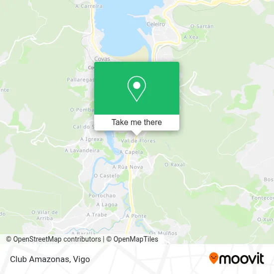 Club Amazonas map