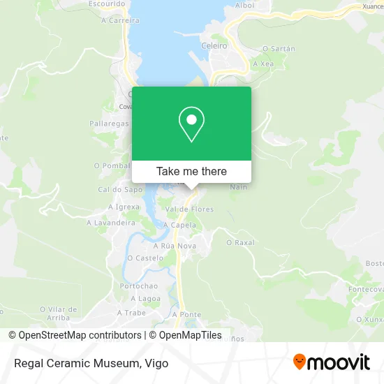 Regal Ceramic Museum map