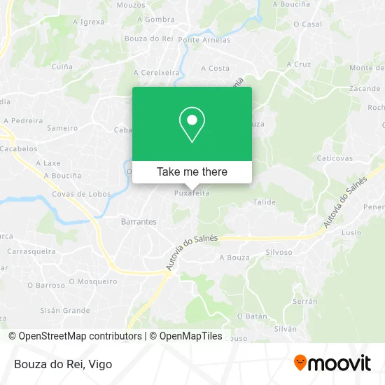 Bouza do Rei map