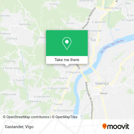 Gaslander map