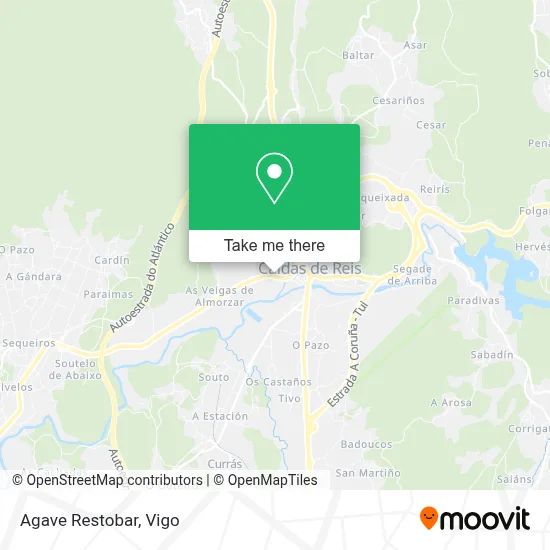 Agave Restobar map