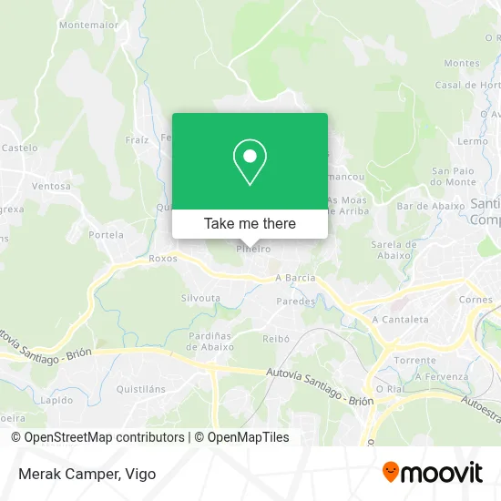 Merak Camper map