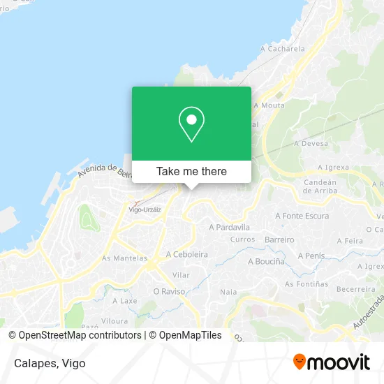 Calapes map