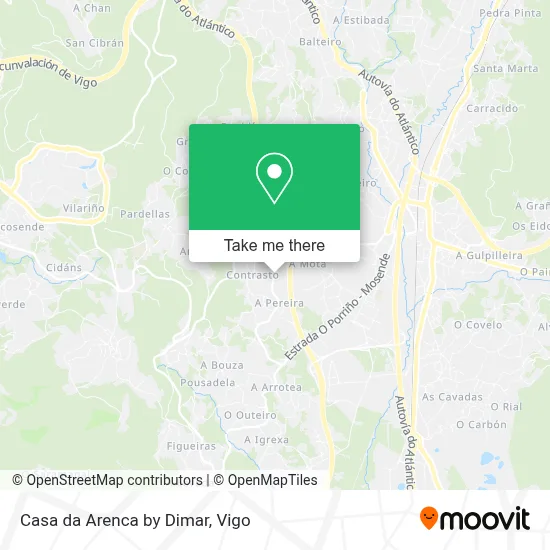 Casa da Arenca by Dimar map