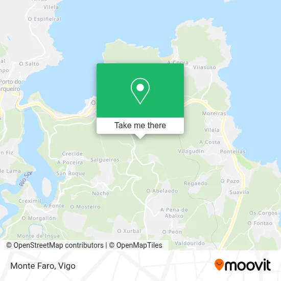 Monte Faro map
