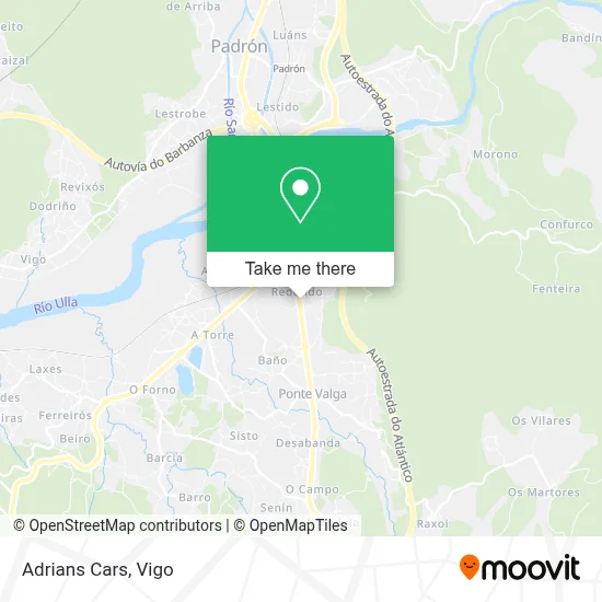 Adrians Cars map