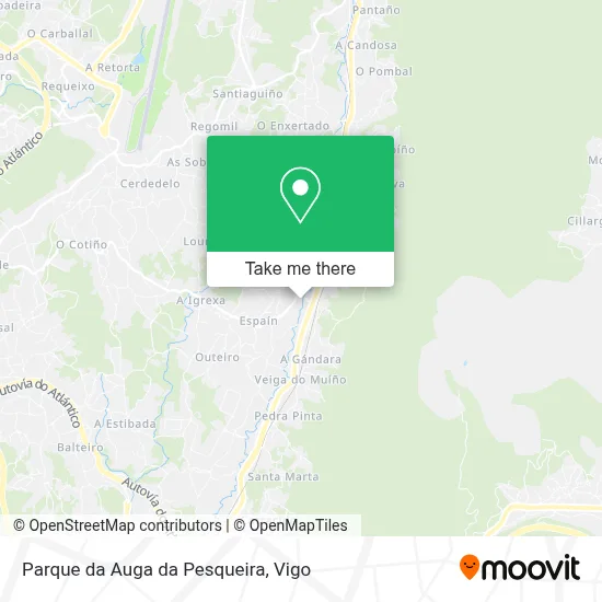 Parque da Auga da Pesqueira map