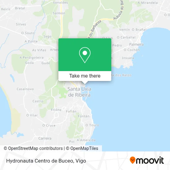 Hydronauta Centro de Buceo map
