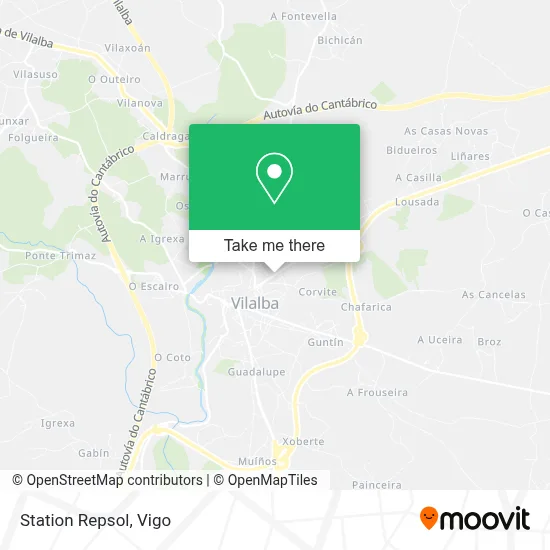 Station Repsol map