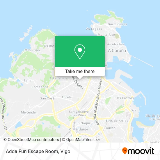 Adda Fun Escape Room map